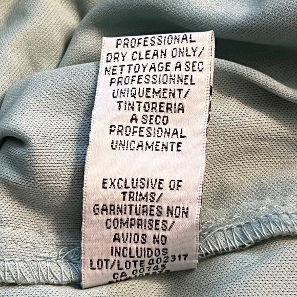 JS Collections | Carter Halter Column Gown in Oxford Blue | 8 - Picture 10 of 10